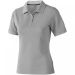 Calgary short sleeve women's polo Grey melange