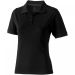 Calgary short sleeve women's polo Solid black