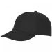 Feniks 5 panel cap Solid black