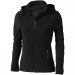 Langley women's softshell jacket Solid black