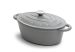 Cast Iron Pot 4 l One Size Light Grey