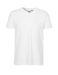 Mens V-neck T-shirt White