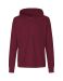 Unisex Jersey Hoodie w. Zip Bordeaux