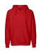 Mens Hoodie w. Zip Red