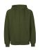 Mens Hoodie w. Zip Military