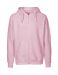 Mens Hoodie w. Zip Light Pink