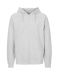 Mens Hoodie w. Zip Ash Grey