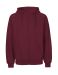 Mens Hoodie w. Zip Bordeaux