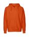 Mens Hoodie w. Zip Orange