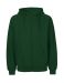 Mens Hoodie w. Zip Bottle Green