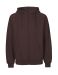 Mens Hoodie w. Zip Brown