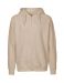 Mens Hoodie w. Zip Sand