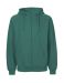 Mens Hoodie w. Zip Teal