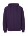 Mens Hoodie w. Zip Purple