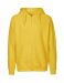 Mens Hoodie w. Zip Yellow