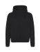 Unisex Hoodie w. Hidden Zip Black