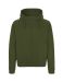 Unisex Hoodie w. Hidden Zip Military