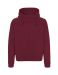 Unisex Hoodie w. Hidden Zip Bordeaux