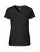 Ladies V-neck T-shirt Black