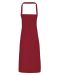 Cotton bib apron Burgundy