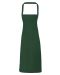 Cotton bib apron Bottle green