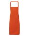 Cotton bib apron Orange