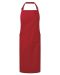 Recycled & Organic Bib Apron Red