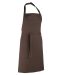 Bib apron Brun