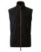 Men's artisan fleece gilet Black/Brown