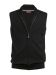 Lincoln Knitted Zip Gilet (M) Black