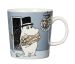 Moomin Mug 0,3L Moominpappa grey