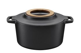 Norden Cast iron pot Black